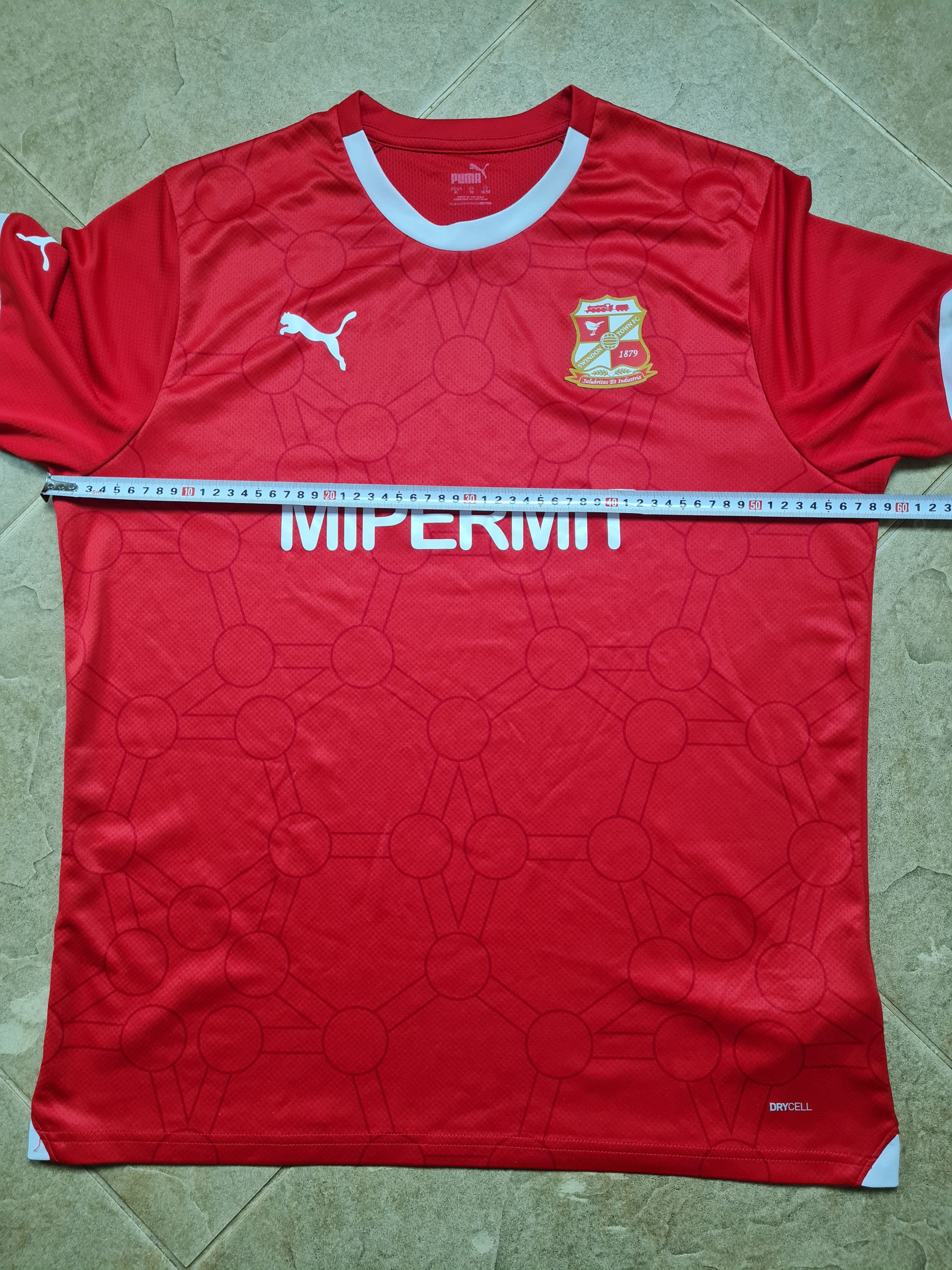 Puma Puma Swindon Town FC 2023-24 Home Football Shirt MiPermit Size US XL / EU 56 / 4 - 12 Thumbnail
