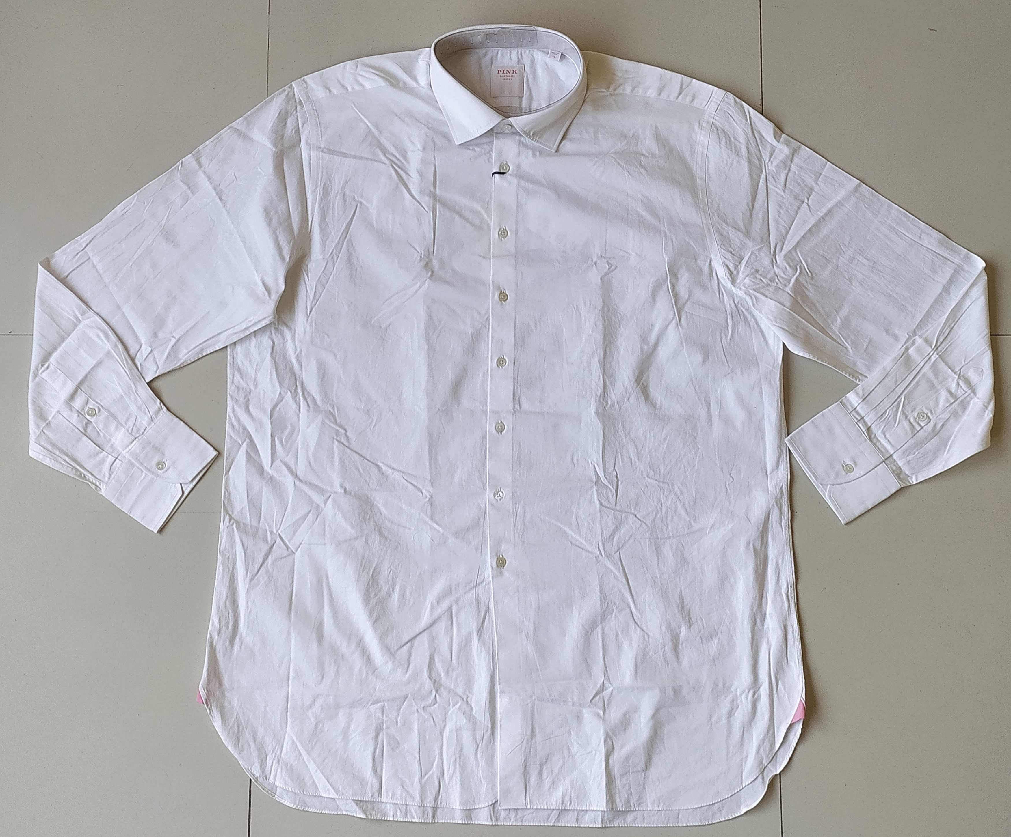 Thomas Pink Thomas Pink Formal Plain Poplin Shirt Free Shipping T/36 Size US XL / EU 56 / 4 - 2 Thumbnail