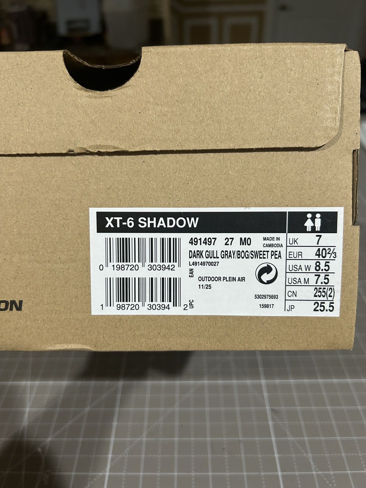 Salomon Salomon XT-6 Shadow Size US 8.5 / IT 38.5 - 3 Thumbnail