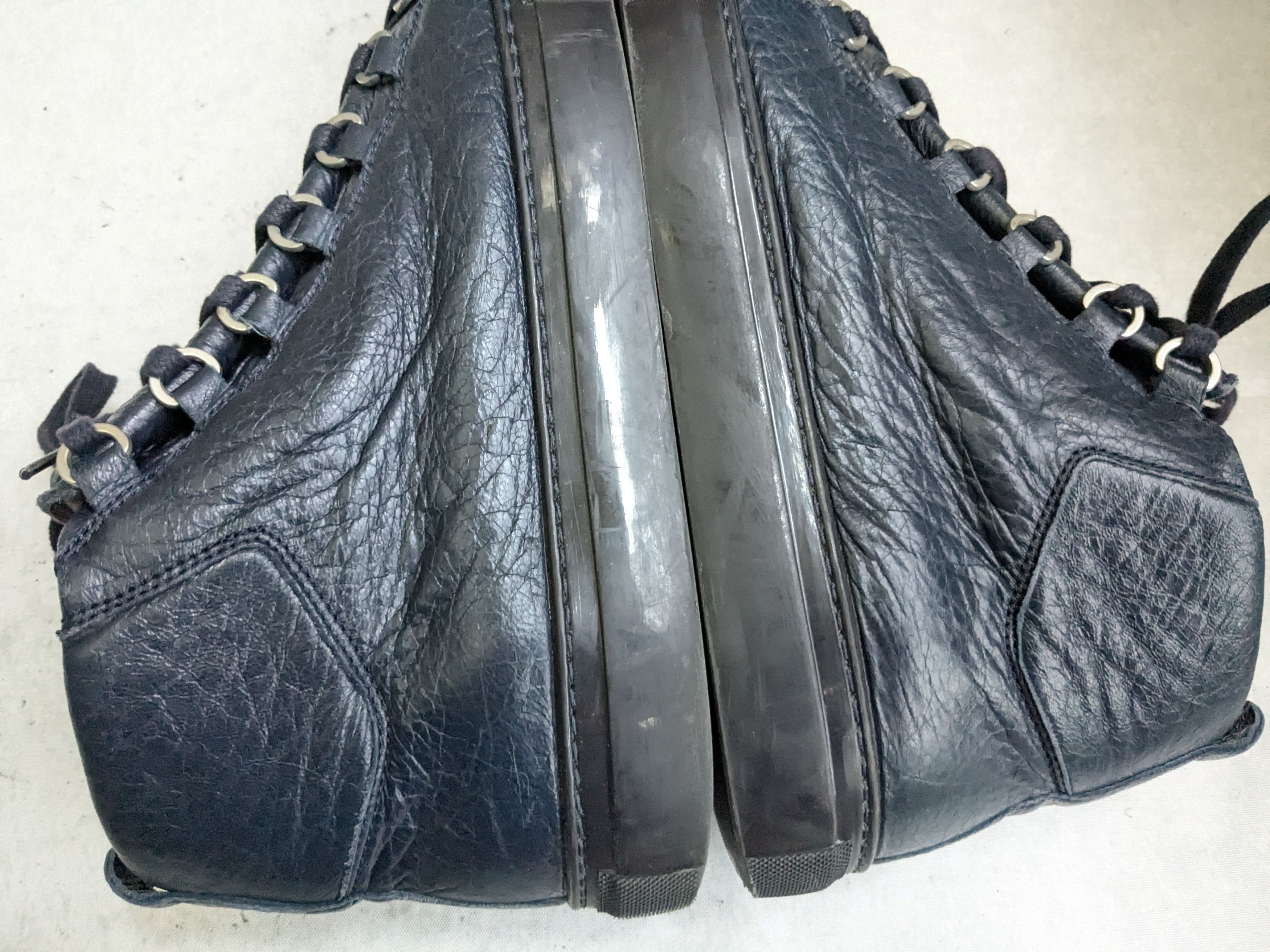 Balenciaga Balenciaga Arena Sneakers Navy Blue 9 High Tops Size US 9 / EU 42 - 12 Thumbnail