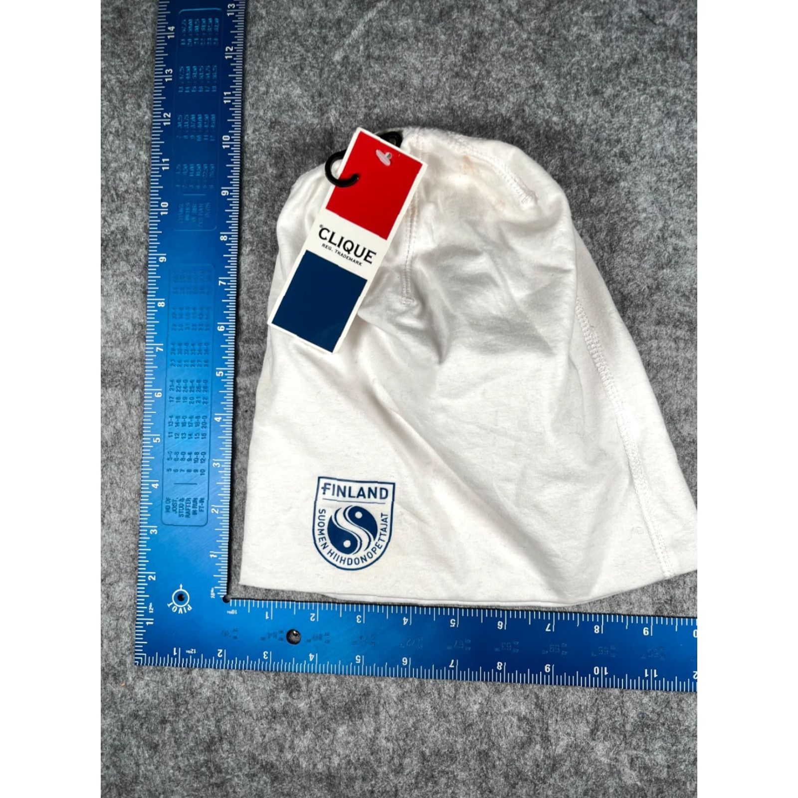Vintage Interski 2023 Beanie Adult One Size White Knit Cotton Blend Stretch Ski NEW Size ONE SIZE - 4 Thumbnail
