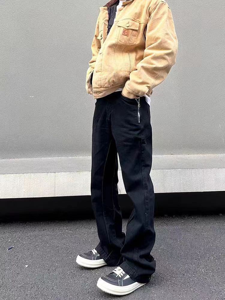 Japanese Brand × Vintage Vintage street wash design micro flare black jeans Size US 30 / EU 46 - 4 Thumbnail