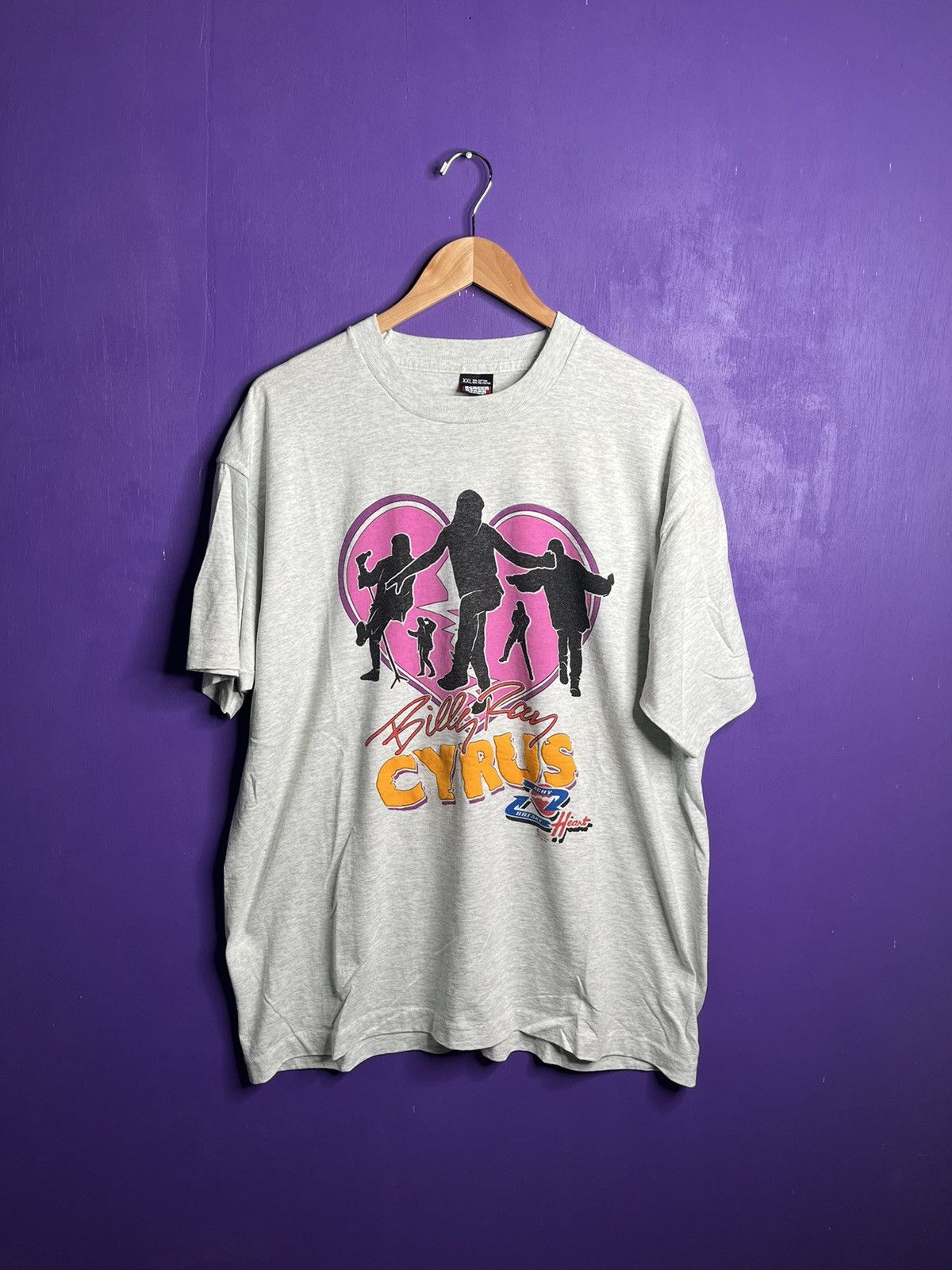 Band Tees × Vintage Vintage 1992 Billy Ray Cyrus breaky heart tour t-shirt Size US XL / EU 56 / 4 - 1 Thumbnail