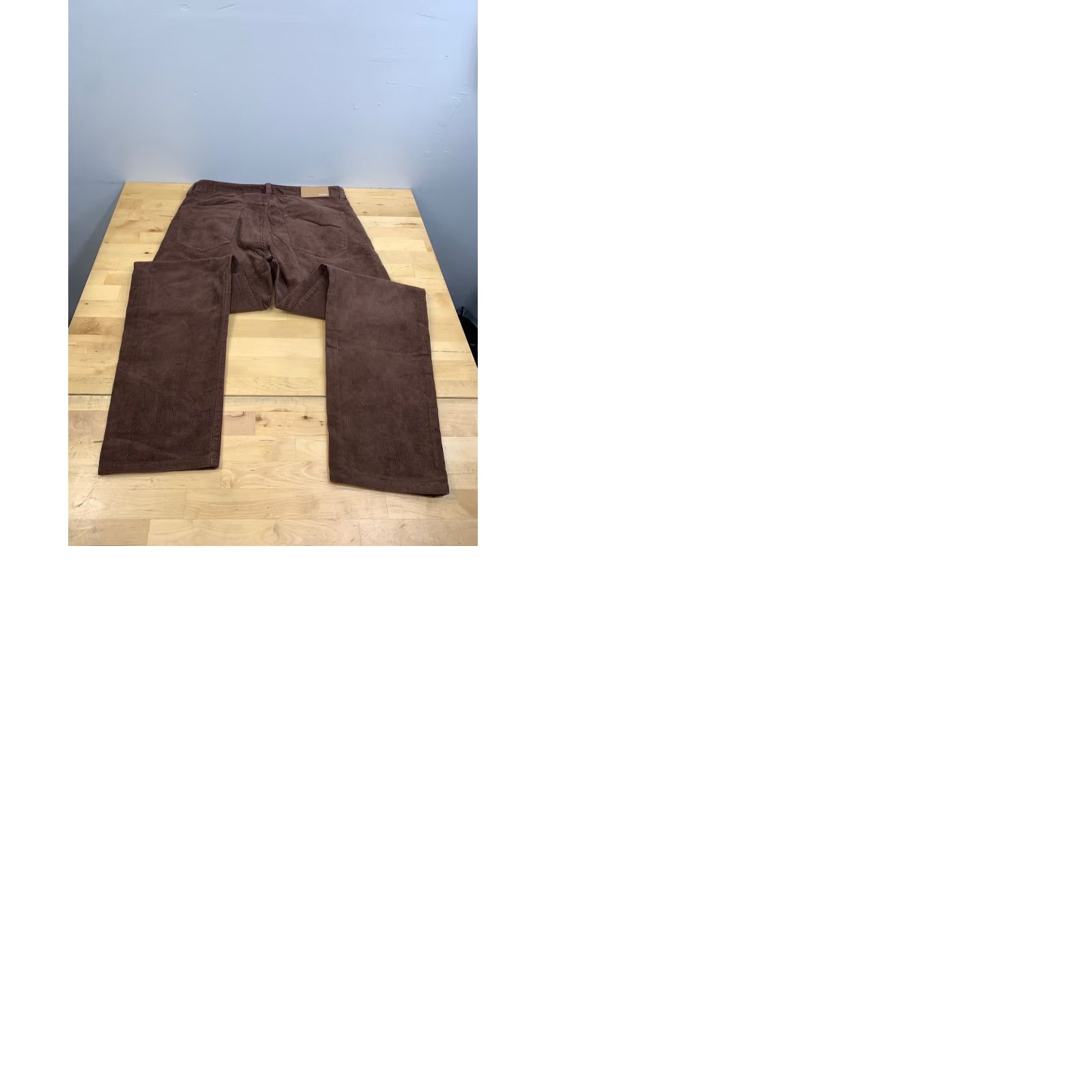 Bonobos Bonobos Pants Mens Slim Corduroy Brown 31x32 Regular Waist 31 Inseam 32 Flat Front Button Closure Straight Leg Casual 12148 Size US 31 - 9 Thumbnail
