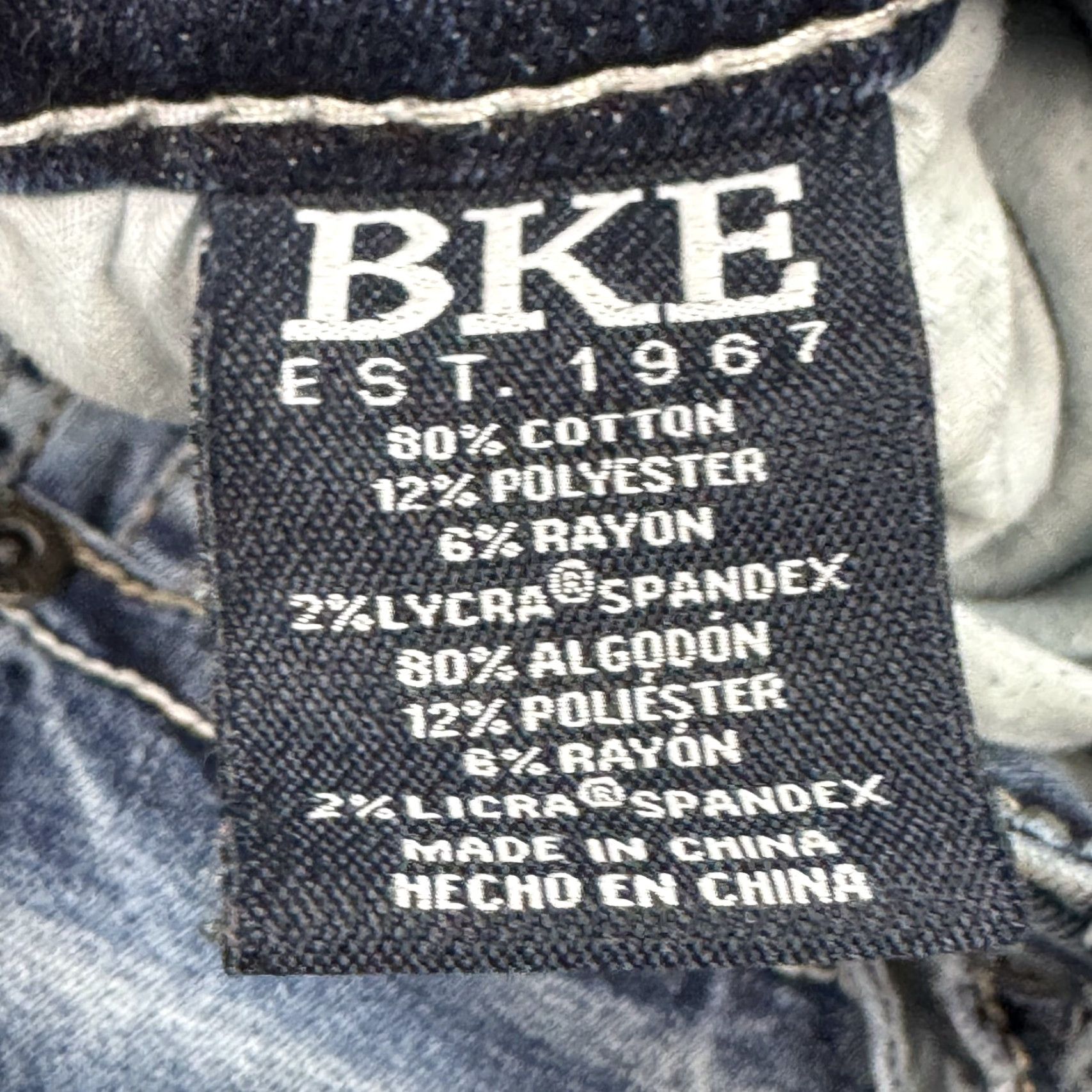 Vintage Buckle Jeans Mens 30x30 Blue Jake Denim Pants Faded Washed Out Buckle Bke Jeans Regular 5-Pocket blue Denim Mens Jeans 30x30 Size US 31 - 7 Thumbnail