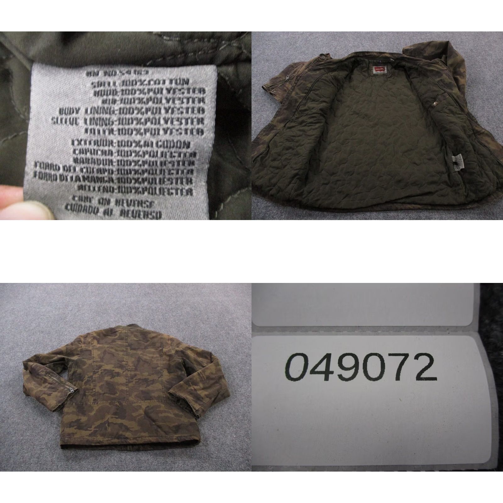 Levi's Levi's Jacket Mens S Camouflage Quilted Lined Winter Outdoor Field Coat Military Bomber Jacket Mens Size US S / EU 44-46 / 1 - 8 Thumbnail