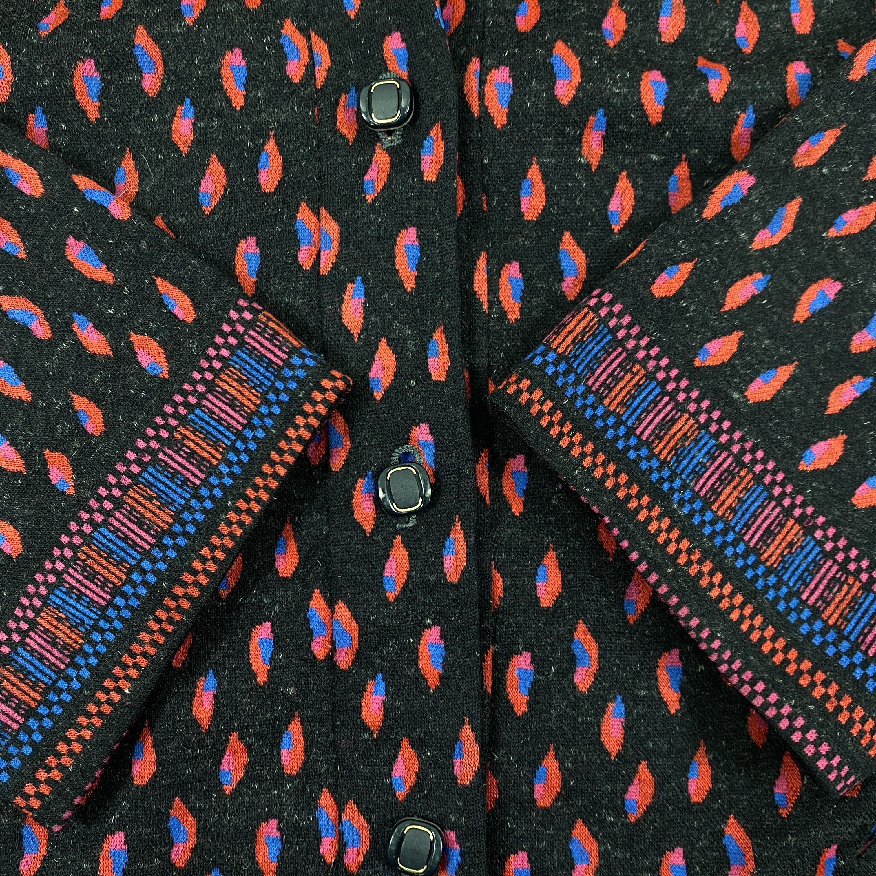 Japanese Brand Vintage Japanese Style Black Red Dotted Design -J266 Size US M / EU 48-50 / 2 - 7 Thumbnail