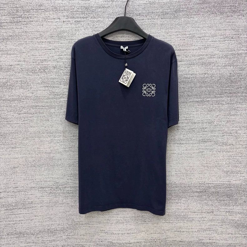 Loewe LOEWE Classic blue and black embroidered logo basic short Size L / US 10 / IT 46 - 1 Thumbnail