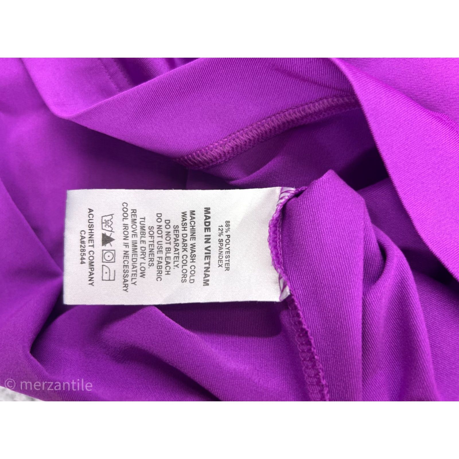 Footjoy FootJoy Polo Shirt Men Medium Purple Stripe Short Sleeve Golf Polo Lightweight Shirt Mens Purple Stripe FootJoy Size US M / EU 48-50 / 2 - 4 Thumbnail