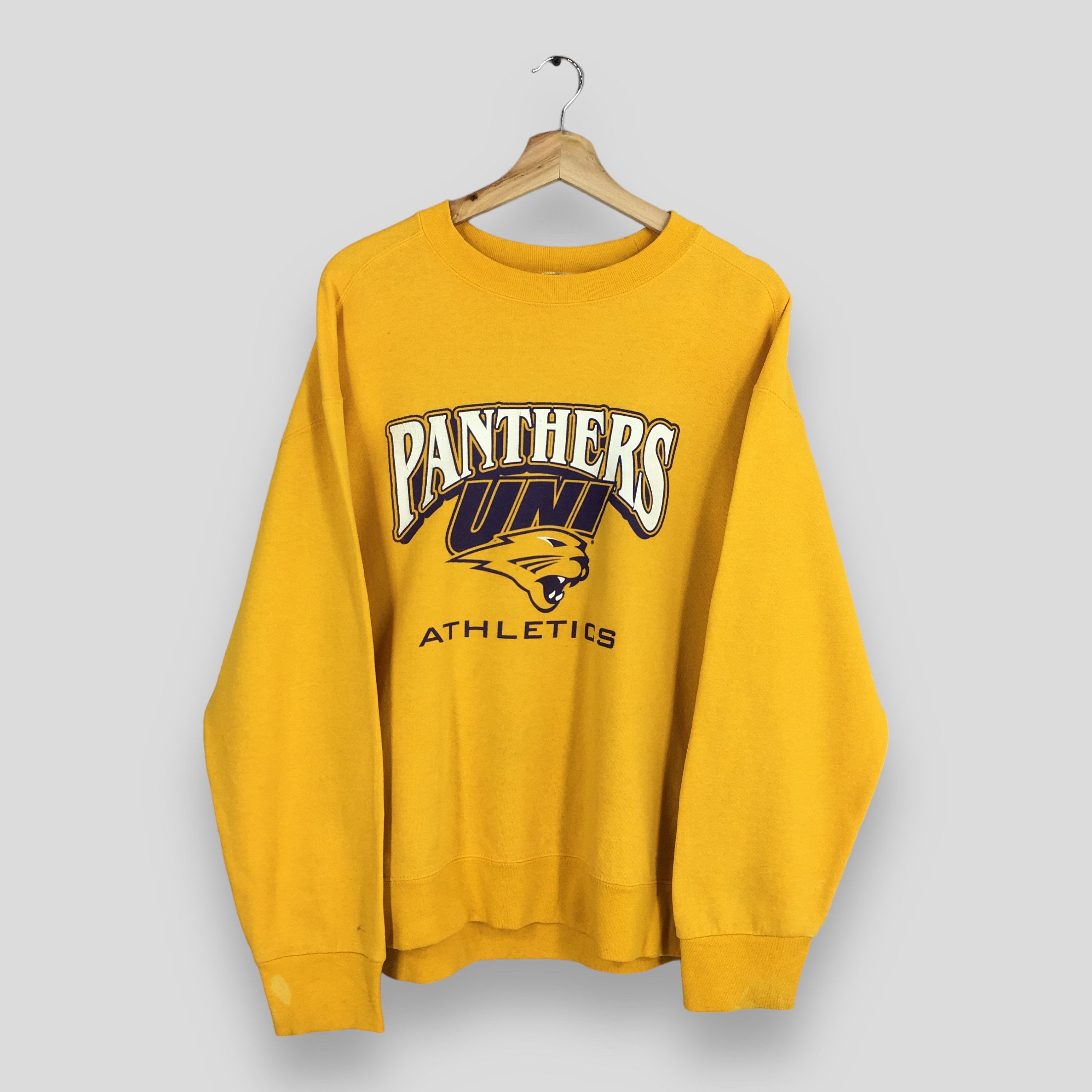 NCAA Vintage Northern Iowa Panthers Football Sweatshirt Large Size US L / EU 52-54 / 3 - 1 Thumbnail