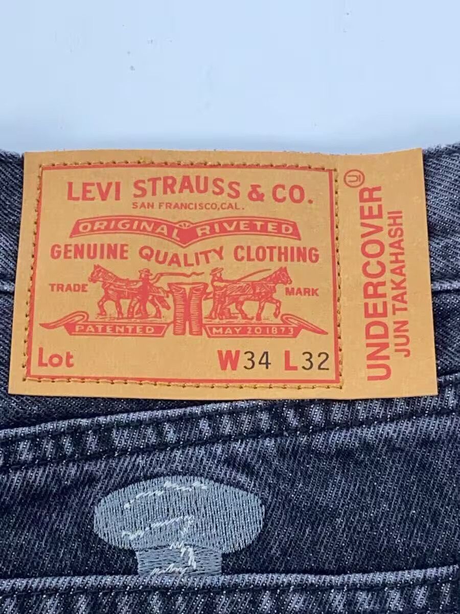 Undercover Undercover x Levi's Cotton Baggy Pants Black Size US 34 / EU 50 - 4 Thumbnail
