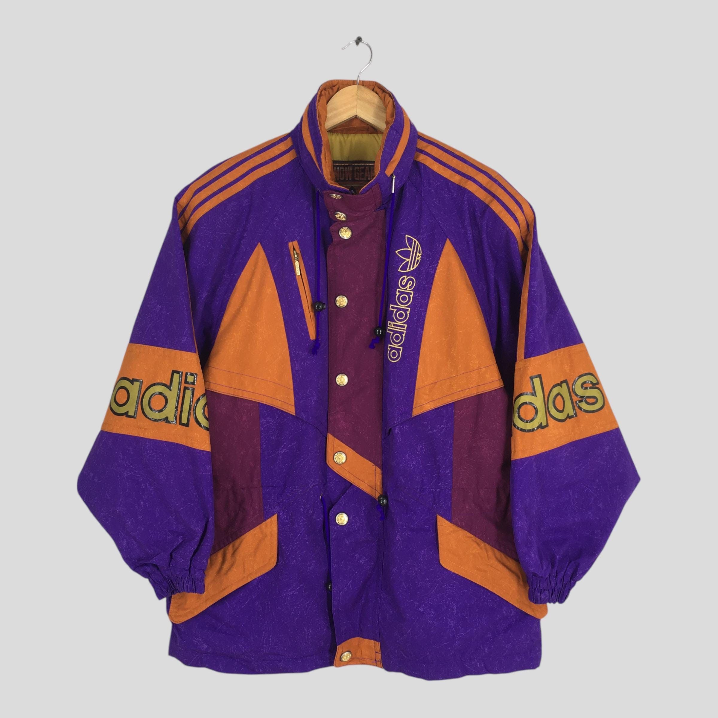 Vintage 90s Adidas Trefoil Ski Multicolor Jacket Large