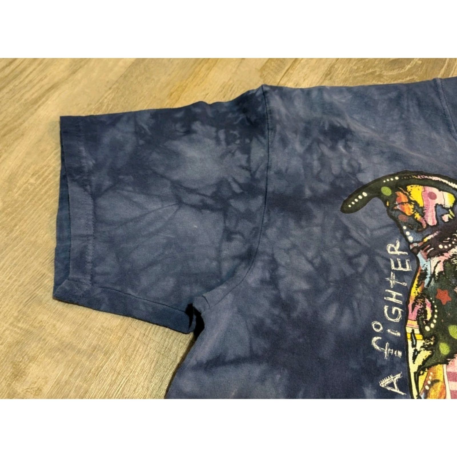 The Mountain The Mountain Shirt XL Blue Tie Dyed Pitbull Dog Lover Tee Short Sleeve Crew Neck Unisex Adults Size US XL / EU 56 / 4 - 5 Thumbnail