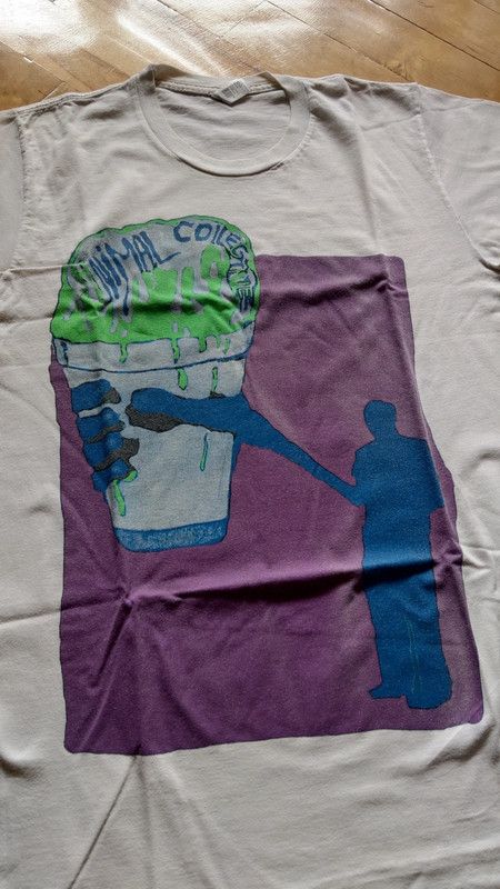 Band Tees × Vintage Rare Animal Collective Shirt 2008 Milkshake Fluo Print Tee S Size US S / EU 44-46 / 1 - 3 Thumbnail
