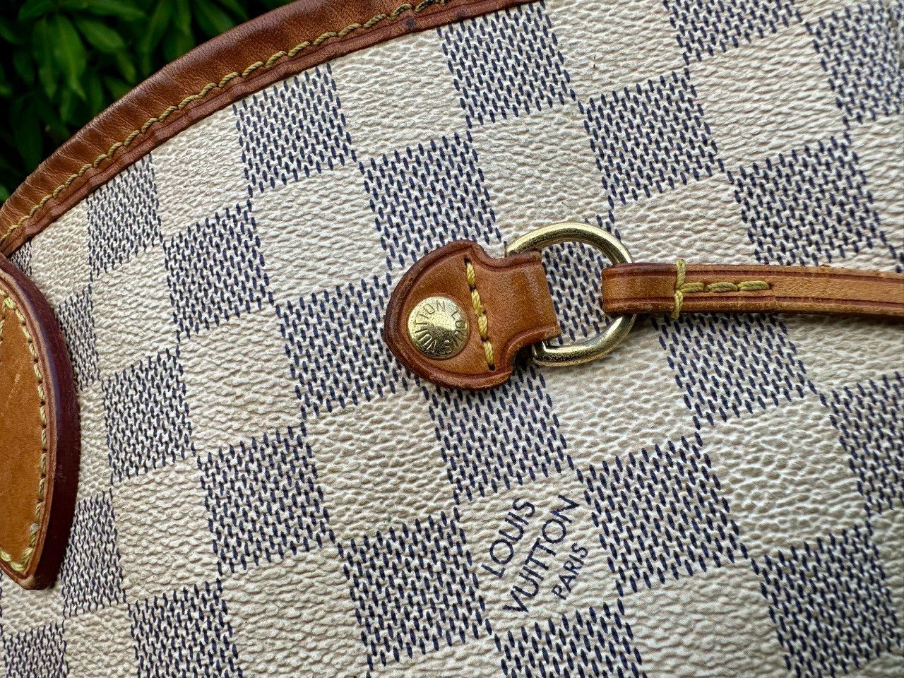 Louis Vuitton Authentic Louis Vuitton Damier Azur Neverfull MM Tote Bag Size ONE SIZE - 11 Thumbnail