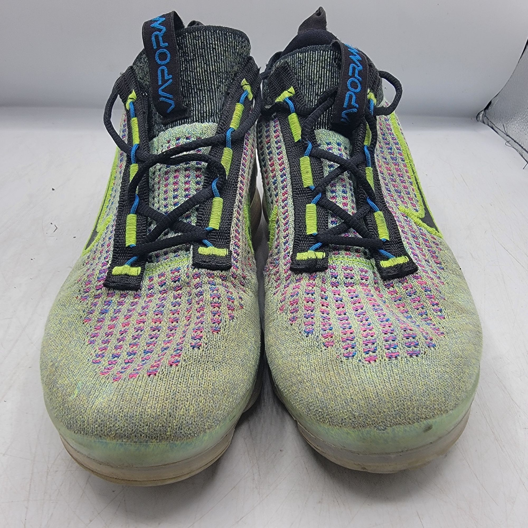 Nike Nike Air Vapormax 2022 Flyknit Womens 8.5 Volt Photo Blue Sn Size US 8.5 / IT 38.5 - 2 Thumbnail