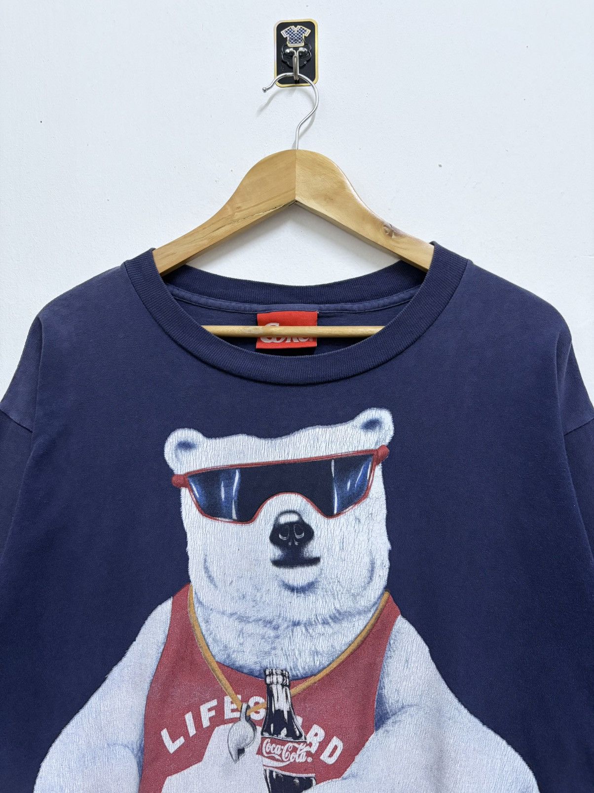 Vintage Vintage 90's Coke - Coca Cola Pola Bears T-Shirt Size US L / EU 52-54 / 3 - 3 Thumbnail