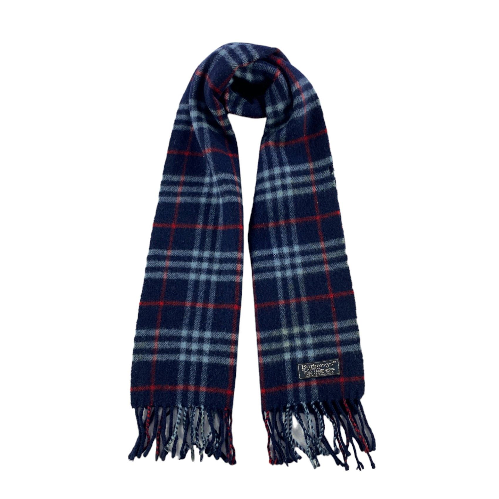 Burberry × Vintage Burberry Scarf / Muffler / Neckwear - WW963 Size ONE SIZE - 1 Thumbnail