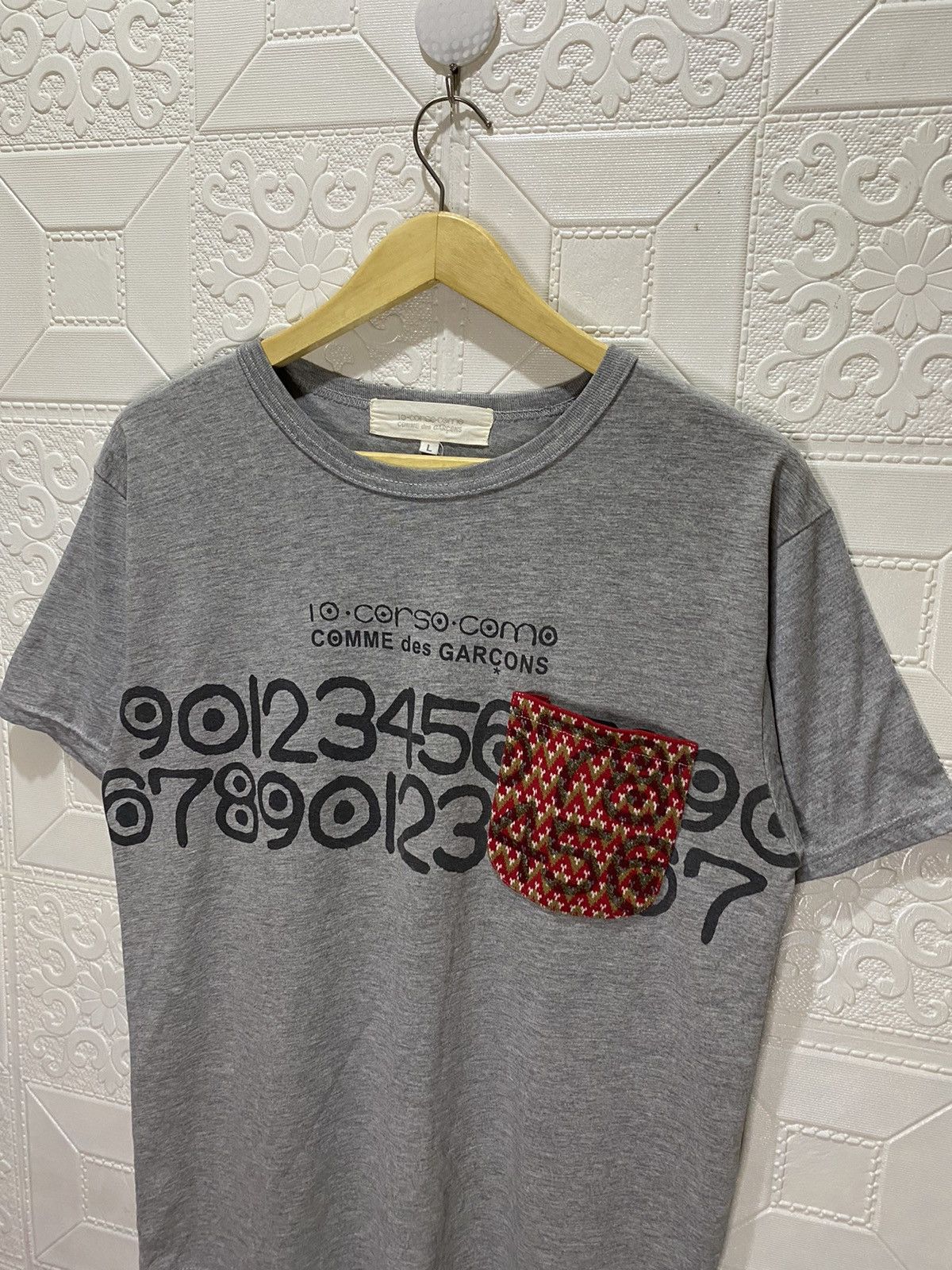 10 Corso Como × Comme des Garcons × Japanese Brand 10•Corso•como x Comme des Garcons Pocket Tee Size US L / EU 52-54 / 3 - 2 Thumbnail