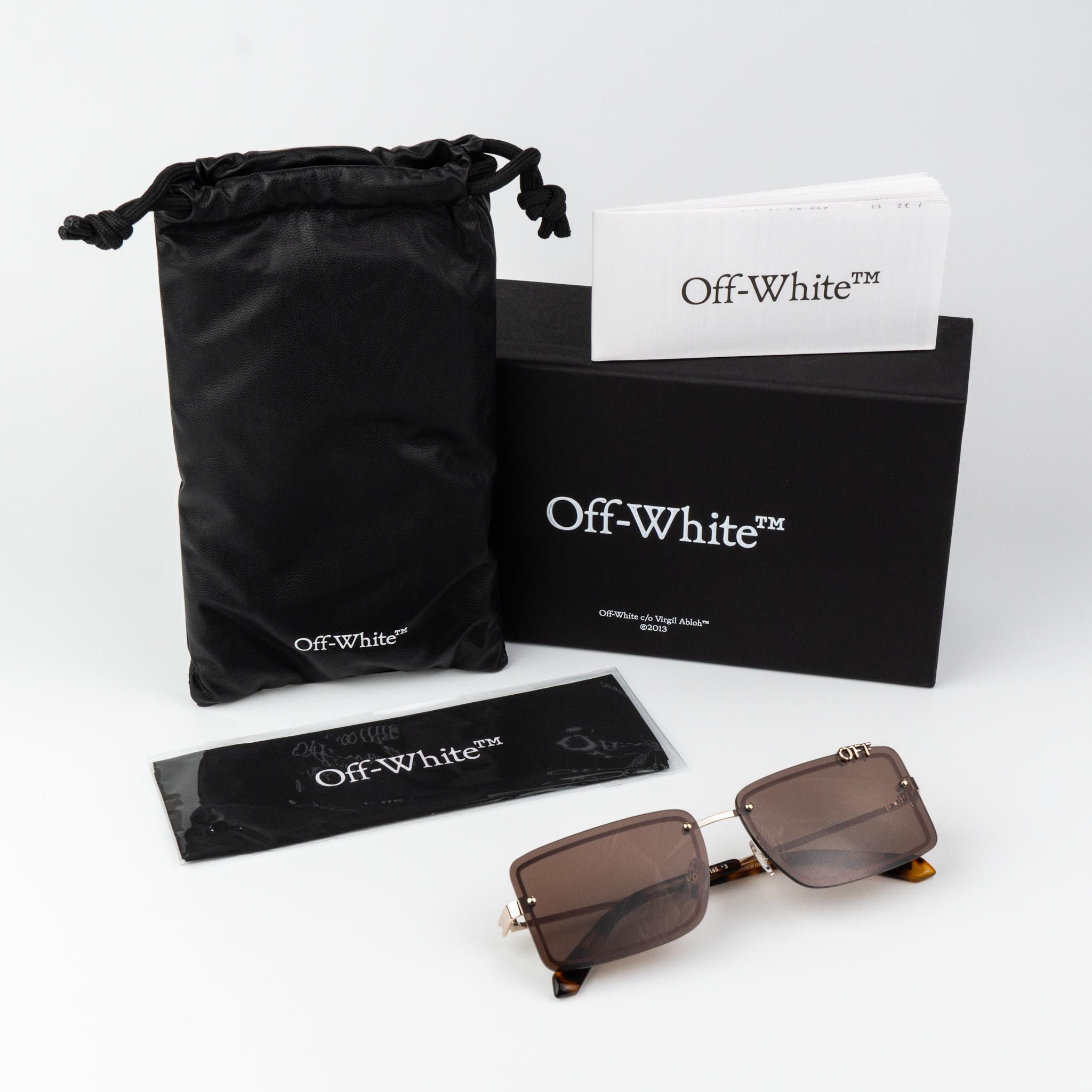 Off-White Off-White TAMPA Men Sunglasses OERI13N 7664 NEW AUTHENTIC Size ONE SIZE - 10 Thumbnail