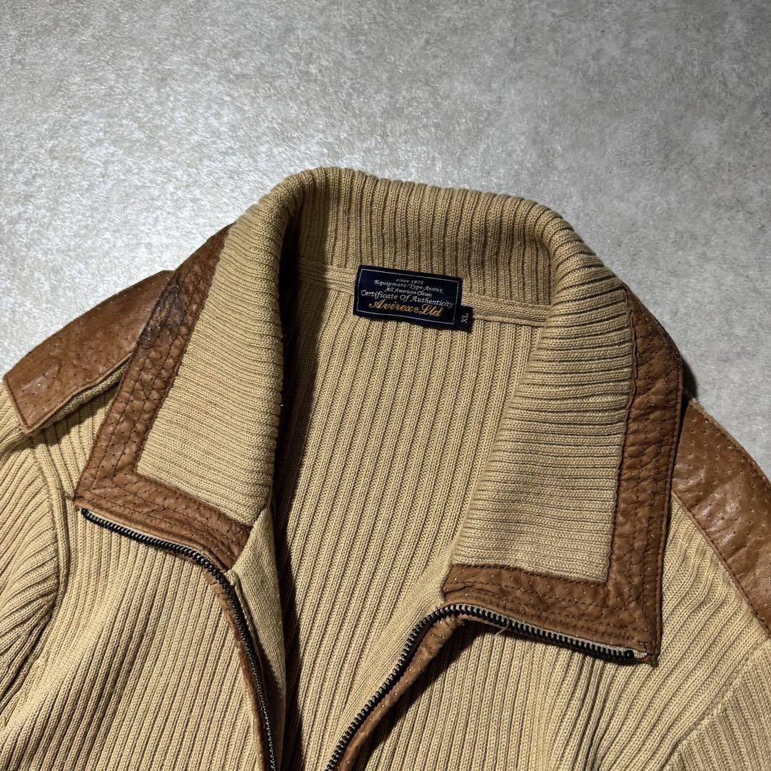 Other 00s Avirex Drivers Knit Dark Wear Y2K Size US M / EU 48-50 / 2 - 5 Thumbnail