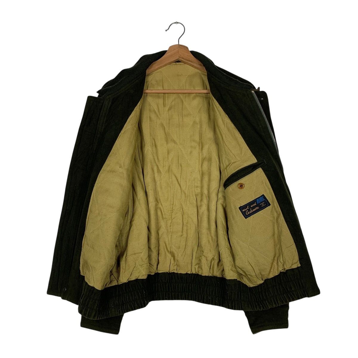 Japanese Brand Borg wool And Cashmere Bomber Jacket Size US M / EU 48-50 / 2 - 11 Thumbnail