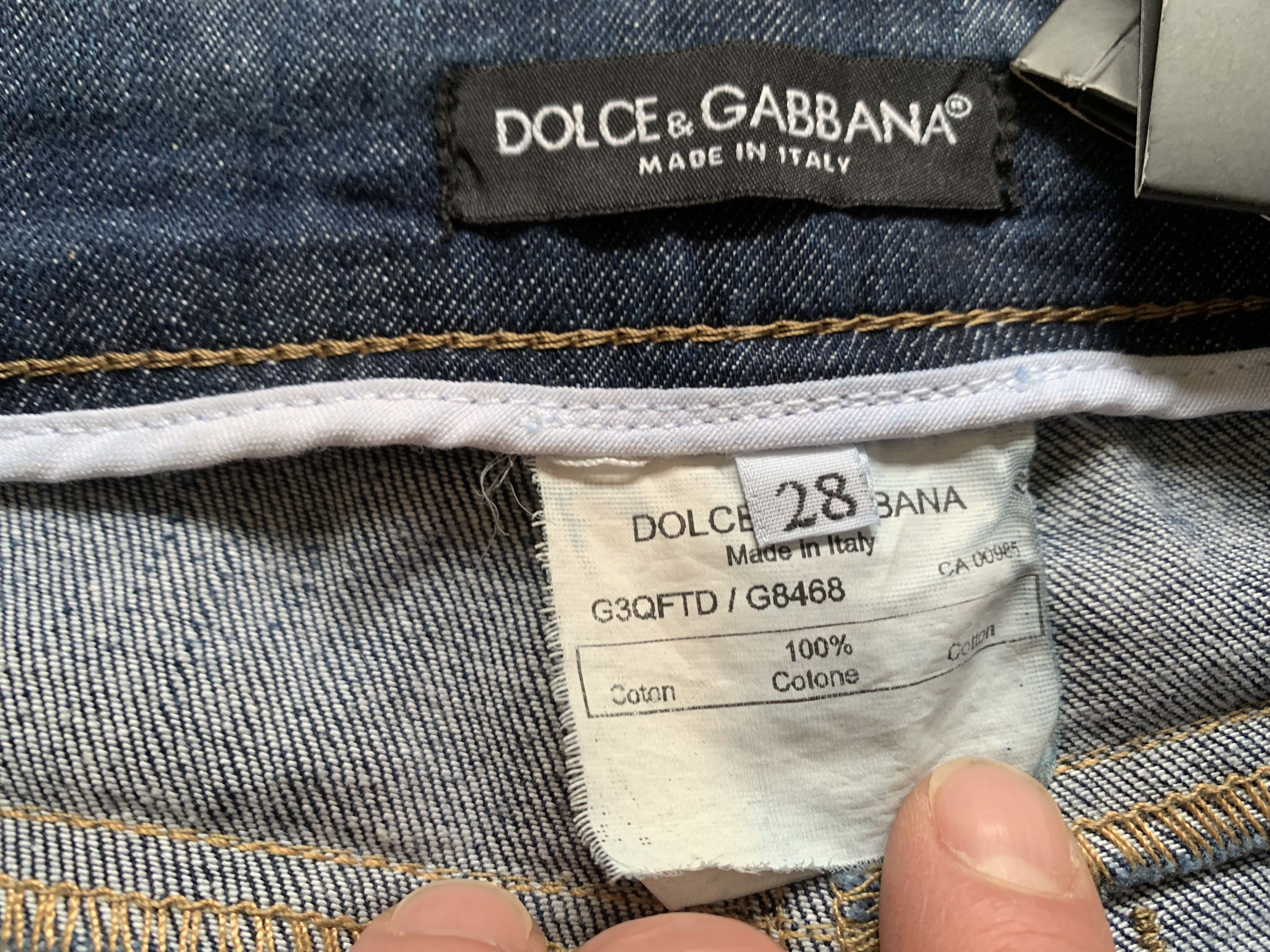 Dolce & Gabbana Vintage Dolce & Gabbana New Women's Jeans Size 28" / US 6 / IT 42 - 10 Thumbnail