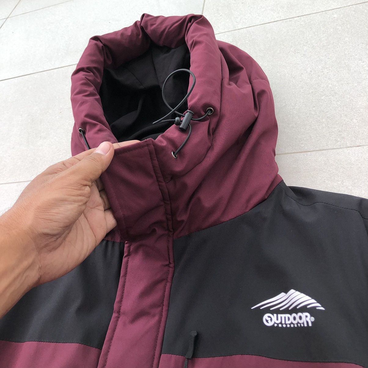 Japanese Brand Outdoor Products Windproof Hoodie Puffer Hoodie Jacket Size US XL / EU 56 / 4 - 6 Thumbnail