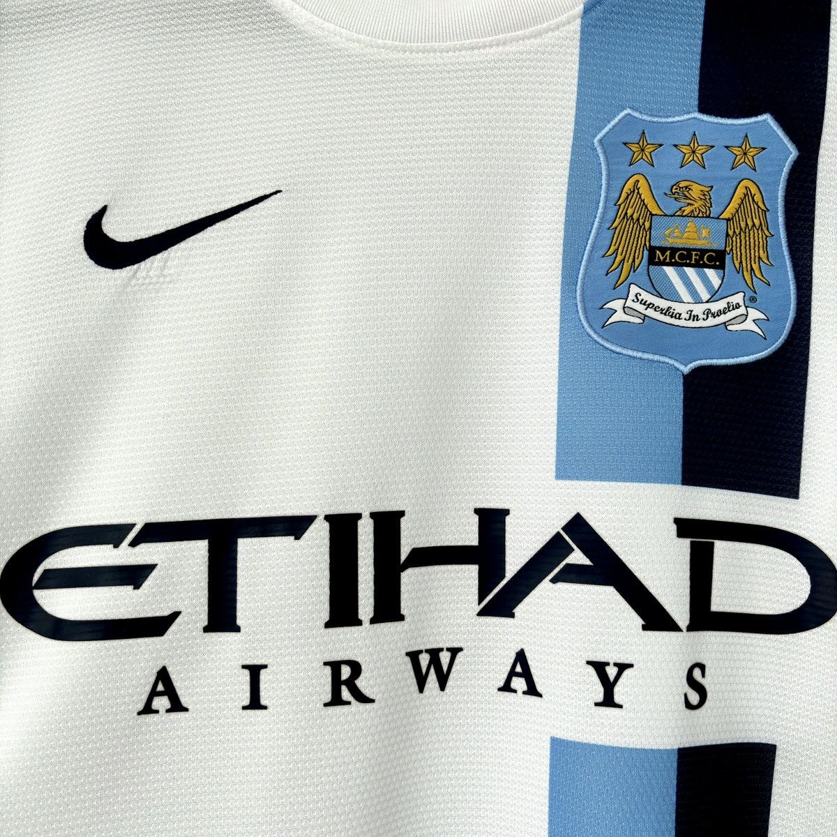 Nike 2013 2014 Manchester City Nike Third Kit Soccer Jersey Shirt Size US S / EU 44-46 / 1 - 3 Thumbnail