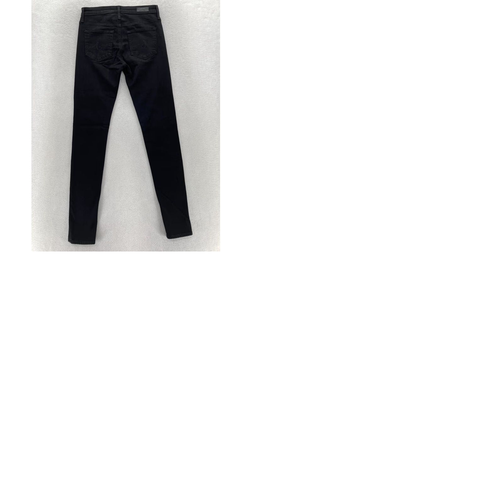Farah AG Adriano Goldschmied The Farrah Skinny Ankle Women's 25 Black Stretch Denim Jeans Size ONE SIZE - 9 Thumbnail