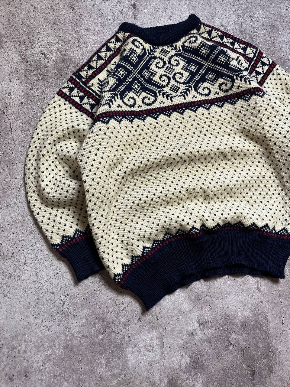 Dale Of Norway Vintage Dale Of Norway Knit Wool Sweater 90s Size US L / EU 52-54 / 3 - 3 Thumbnail