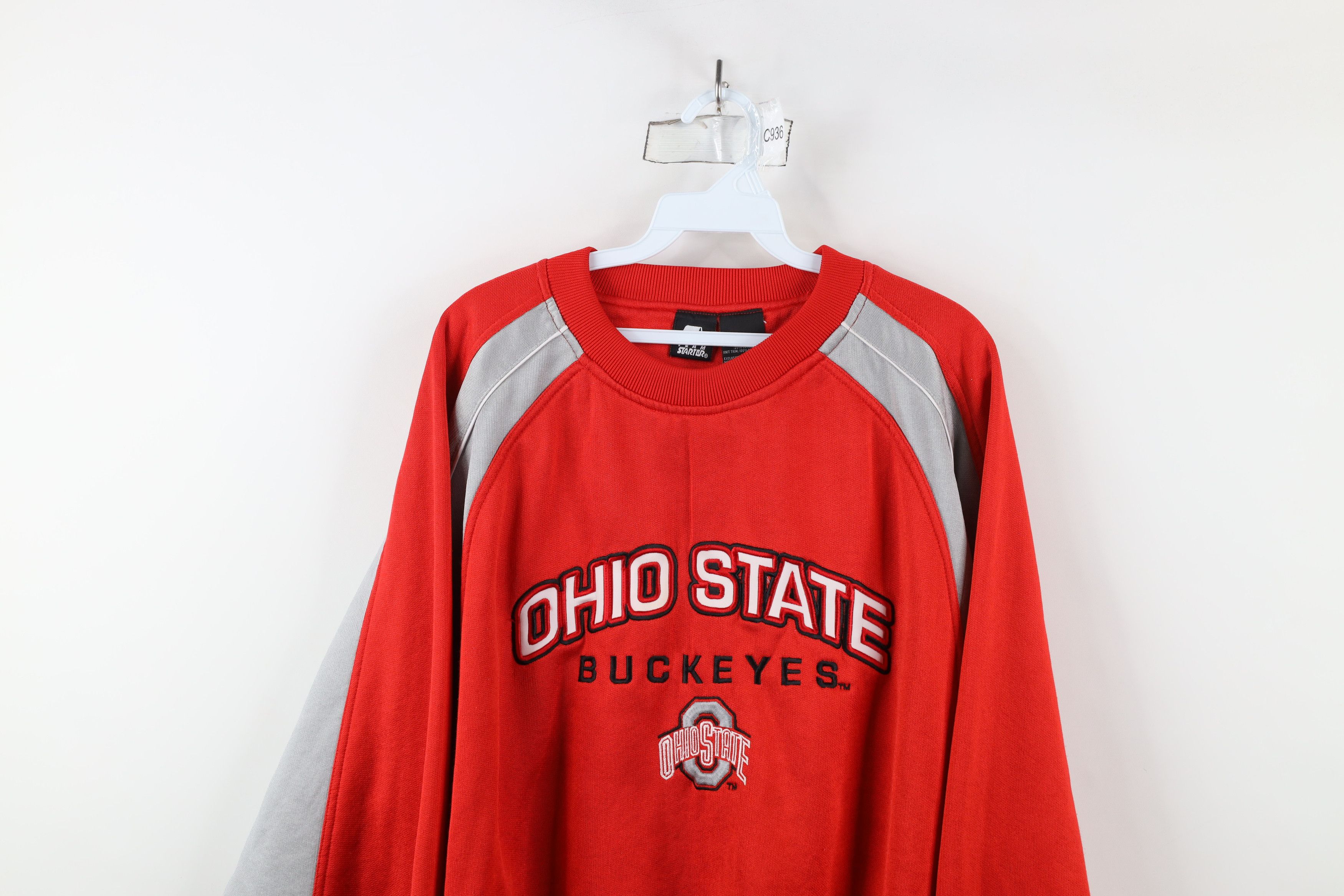 Starter × Vintage Vintage 90s Starter Heavyweight Ohio University Sweatshirt Size US XL / EU 56 / 4 - 2 Thumbnail