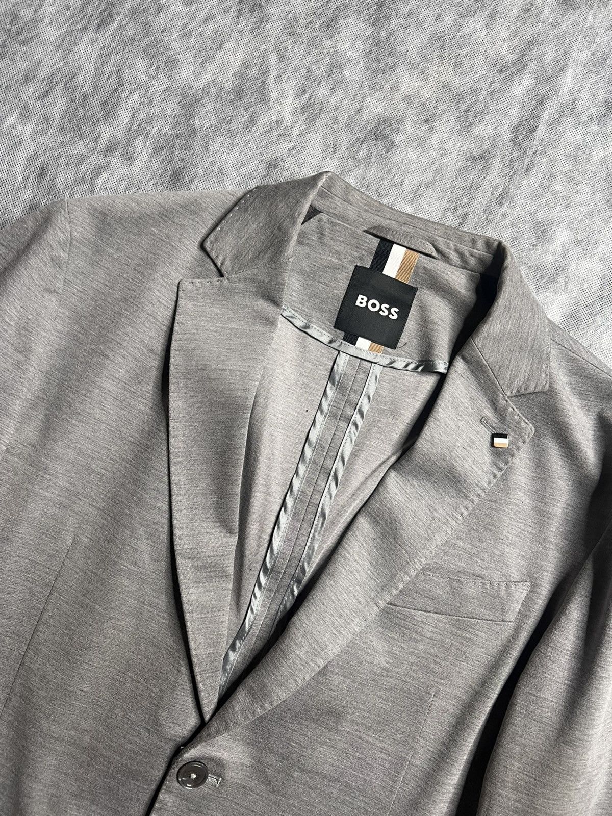 Hugo Boss Hugo Boss Blazer Jacket Gray Size 40R - 2 Thumbnail