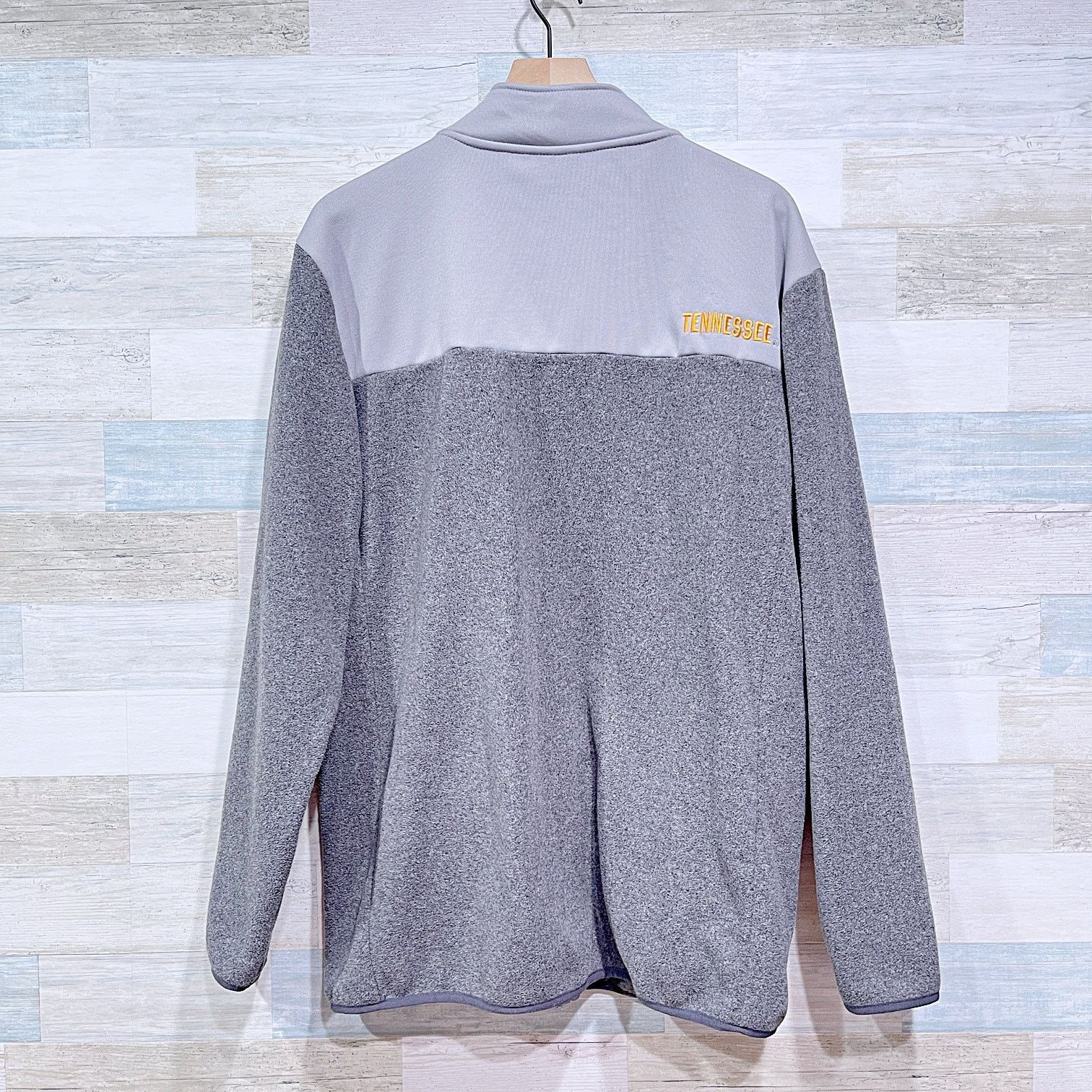 Colosseum Athletics Tennessee Volunteers Full Zip Fleece Jacket Gray Mens XL Size US XL / EU 56 / 4 - 4 Thumbnail