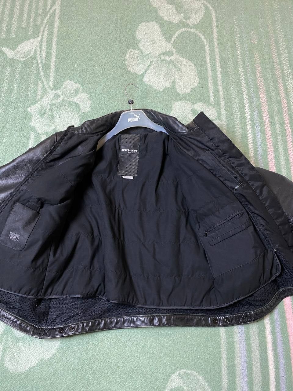 Vintage MOTO Vintage Black Leather Jacket REV'IT! Streetwear Size US XL / EU 56 / 4 - 18 Thumbnail