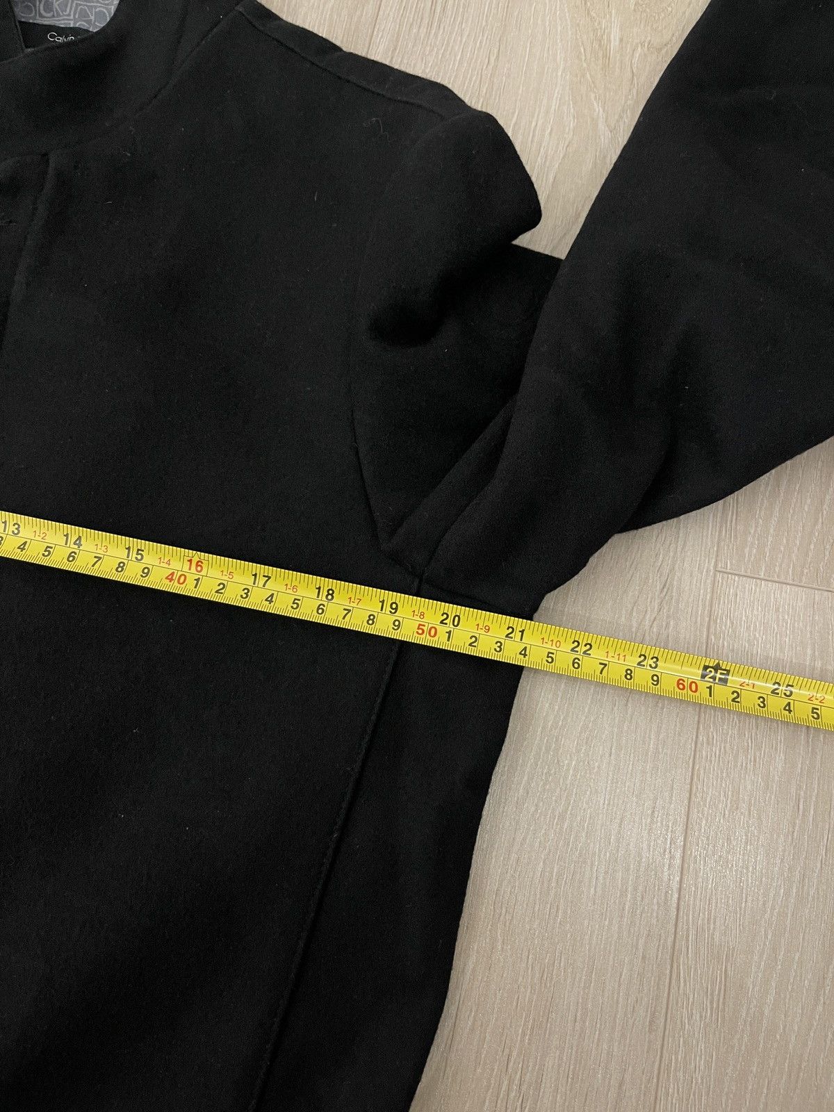 Calvin Klein Calvin Klein wool coat overcoat black men’s Size US M / EU 48-50 / 2 - 14 Thumbnail