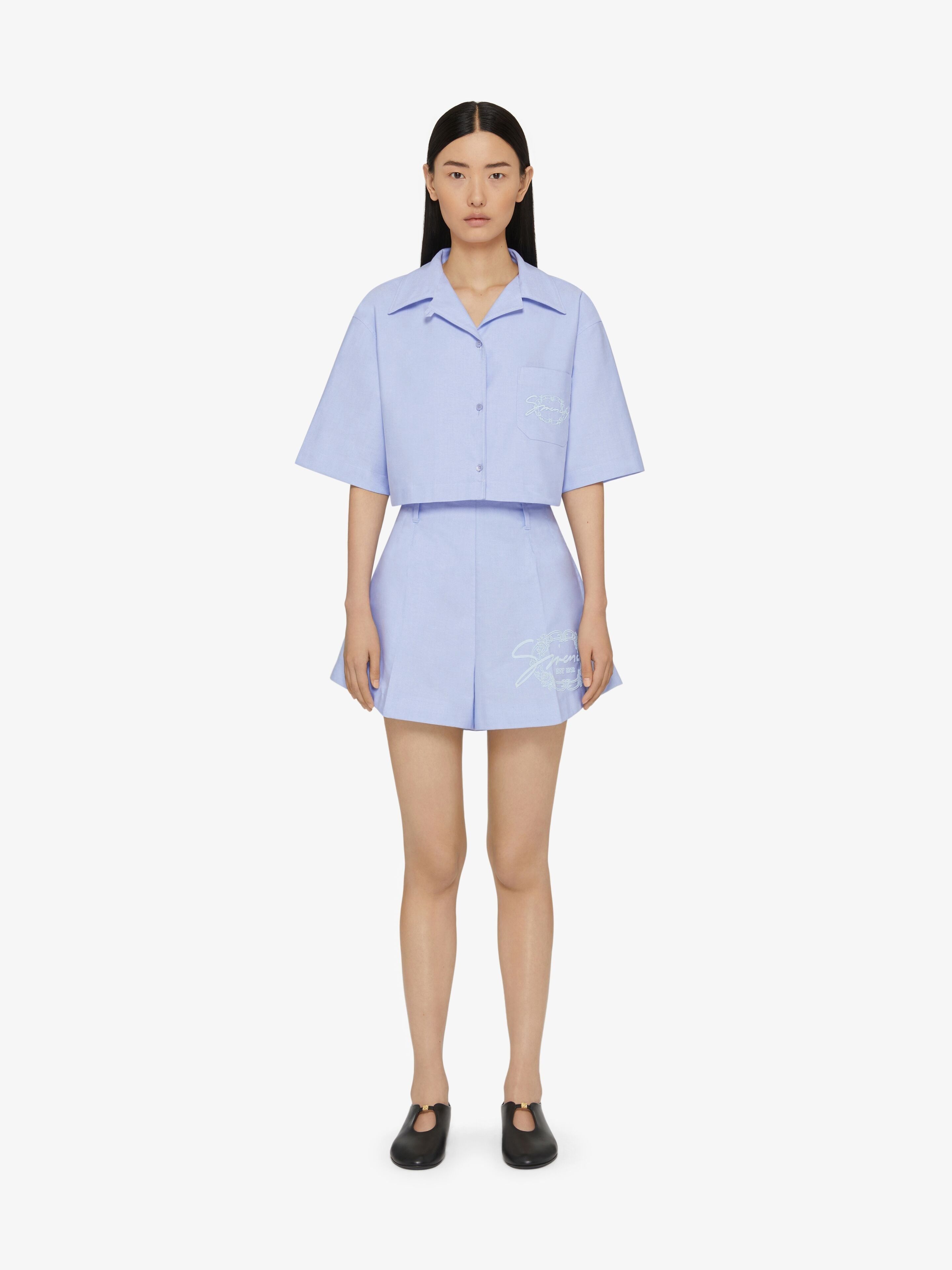 Givenchy oc11z0725 Shorts in Baby Blue Size 24" / US 00 / IT 34 - 3 Thumbnail