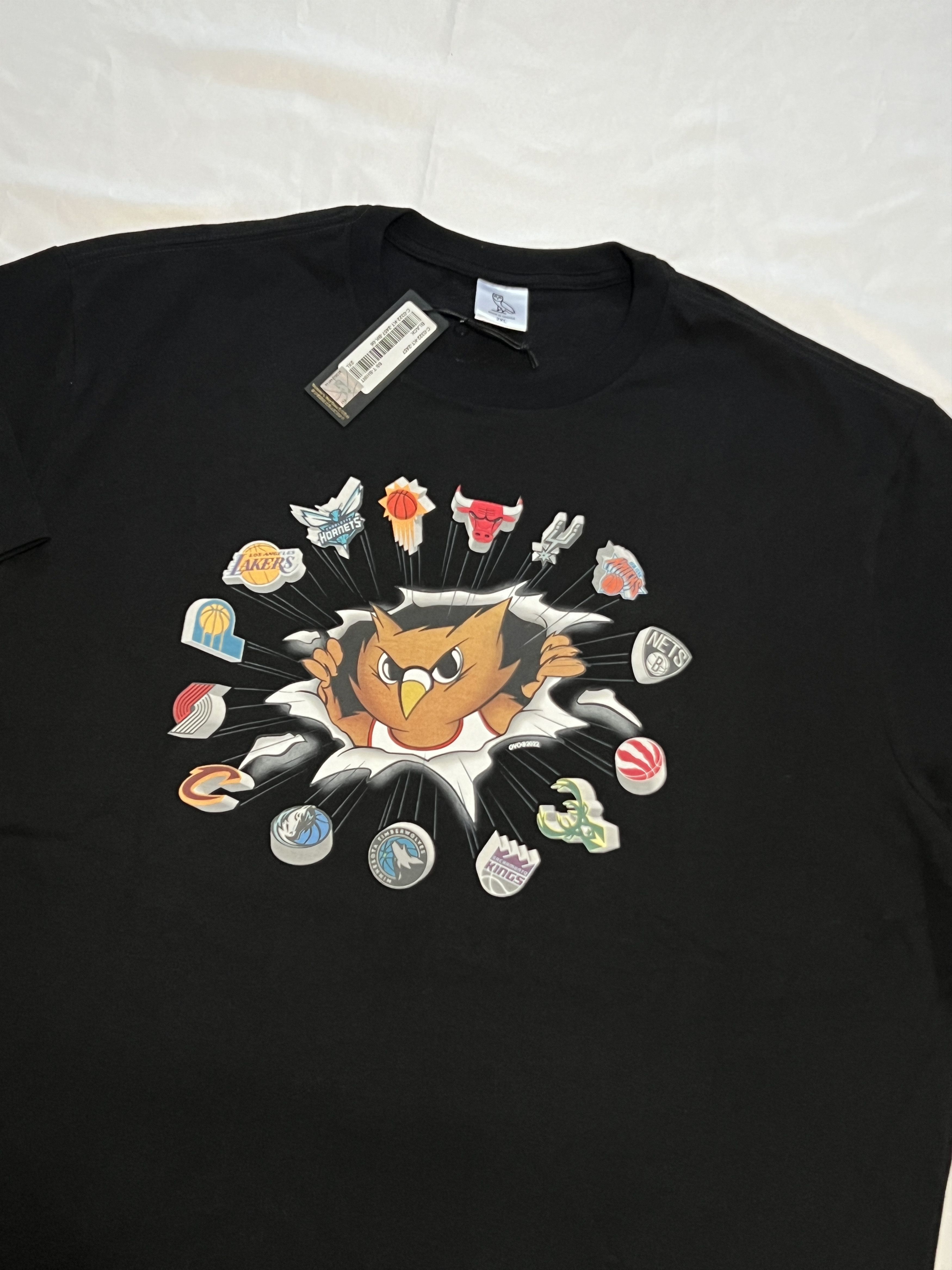 Drake OVO x NBA Mascot T-Shirt Size US XXL / EU 58 / 5 - 4 Thumbnail