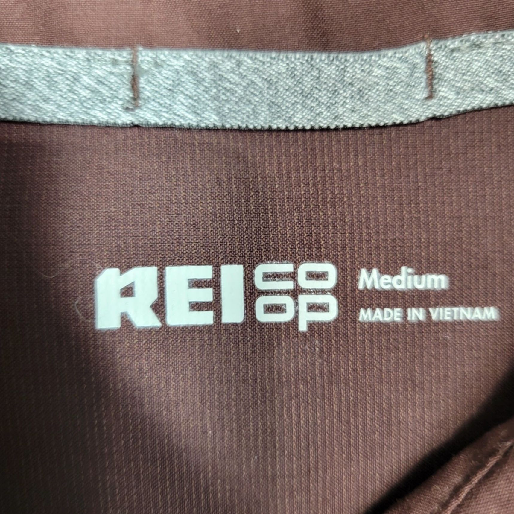 Vintage REI Co-op Mens Shirt Jacket Nylon Blend Size M Brown/Maroon Snap Front Size US M / EU 48-50 / 2 - 6 Thumbnail