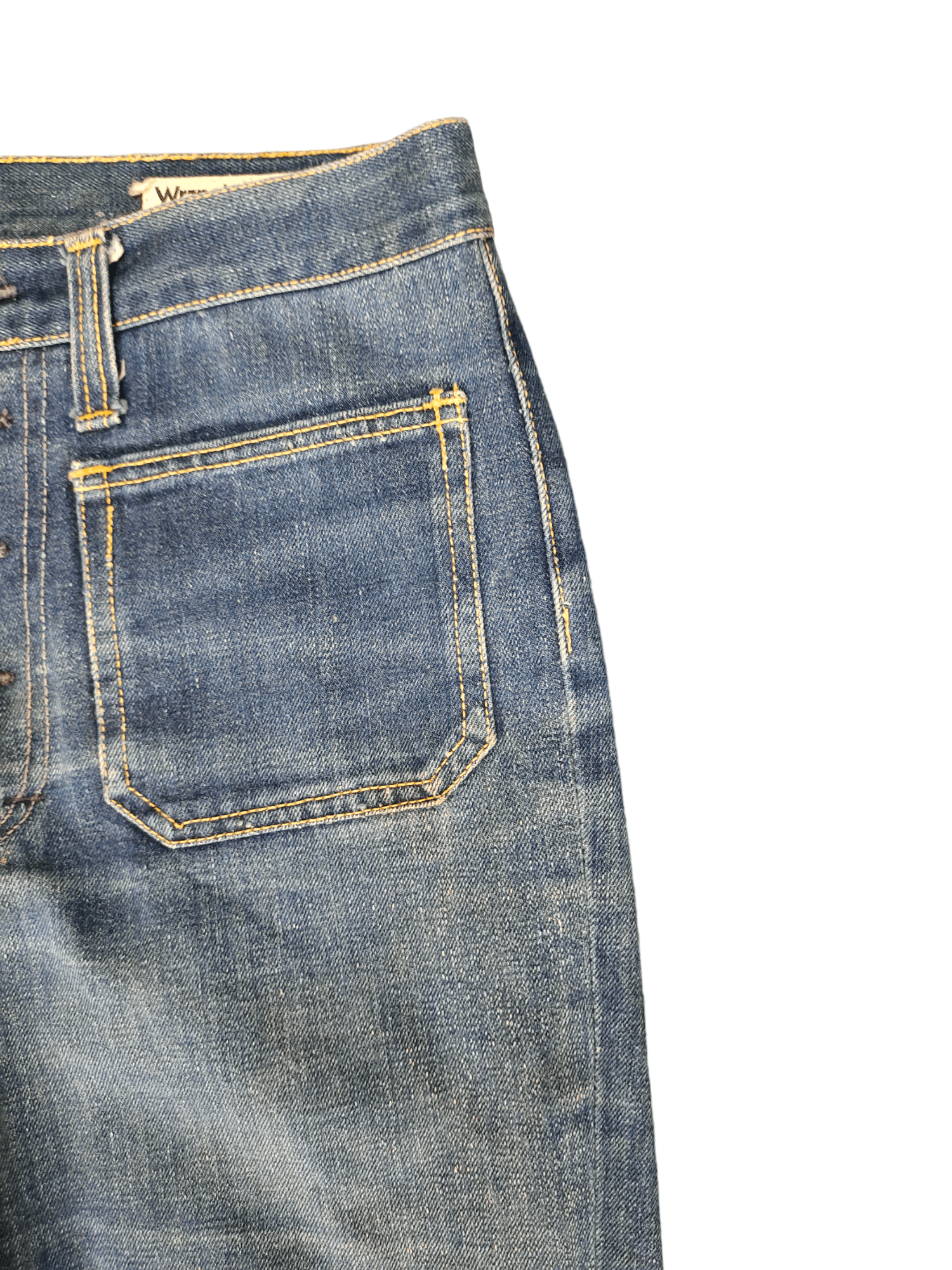 If Six Was Nine Flare Jeans 80s Wrangler Denim Boot Cut Bell Bottom Size US 30 / EU 46 - 7 Thumbnail