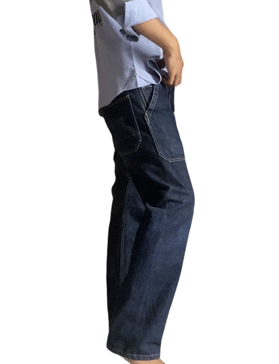 Comme des Garcons Vintage Junya Watanabe Man Patch Pocket Seamless Outside Size US 34 / EU 50 - 3 Thumbnail