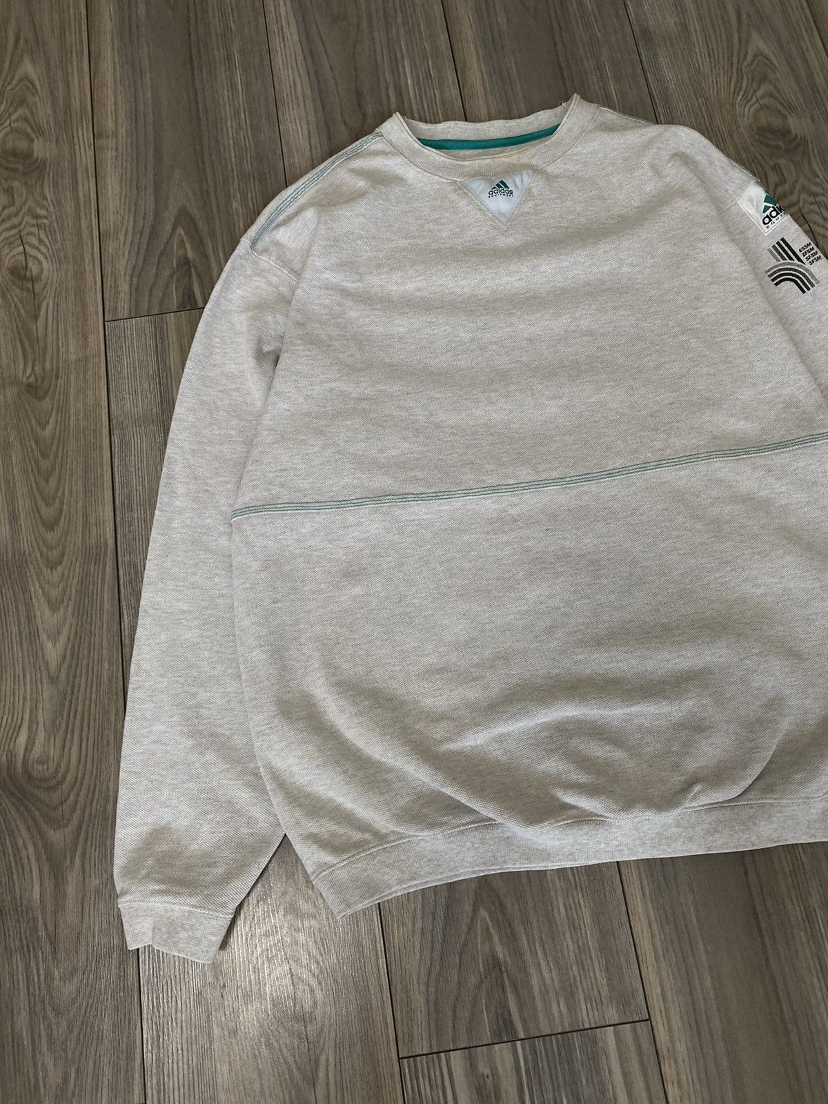 Adidas Vintage Adidas Equipment 90’s Grey Sweatshirt Size L Size US L / EU 52-54 / 3 - 2 Thumbnail