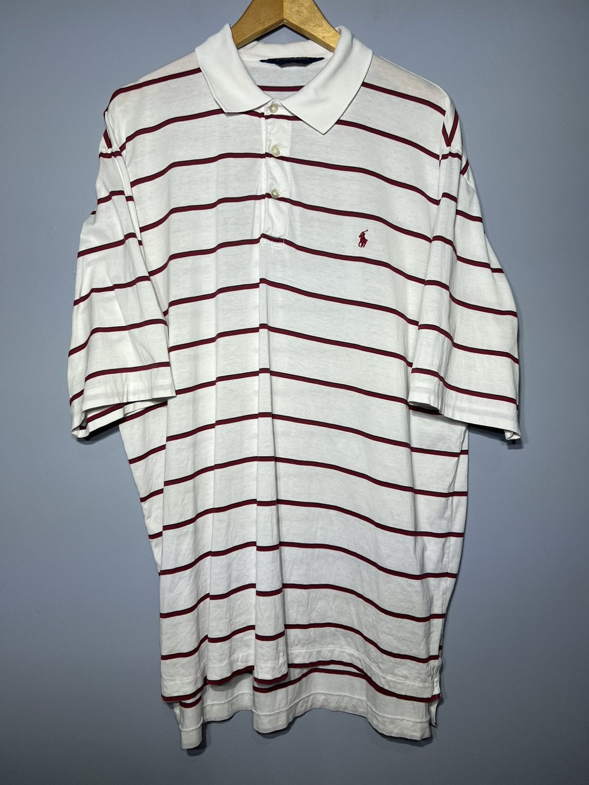 Polo Ralph Lauren Polo Golf Ralph Lauren Pima Cotton Stripe red Polo Shirt Size US L / EU 52-54 / 3 - 2 Thumbnail