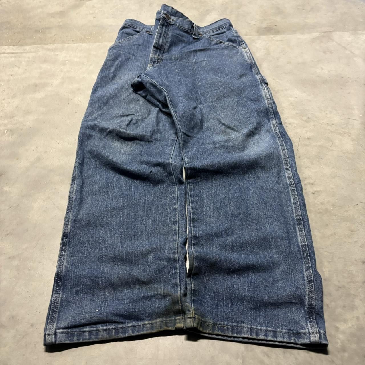Japanese Brand × Vintage Crazy Vintage Y2K/2000s Grunge Skater Carpenter Denim Jeans! Size US 36 / EU 52 - 3 Thumbnail
