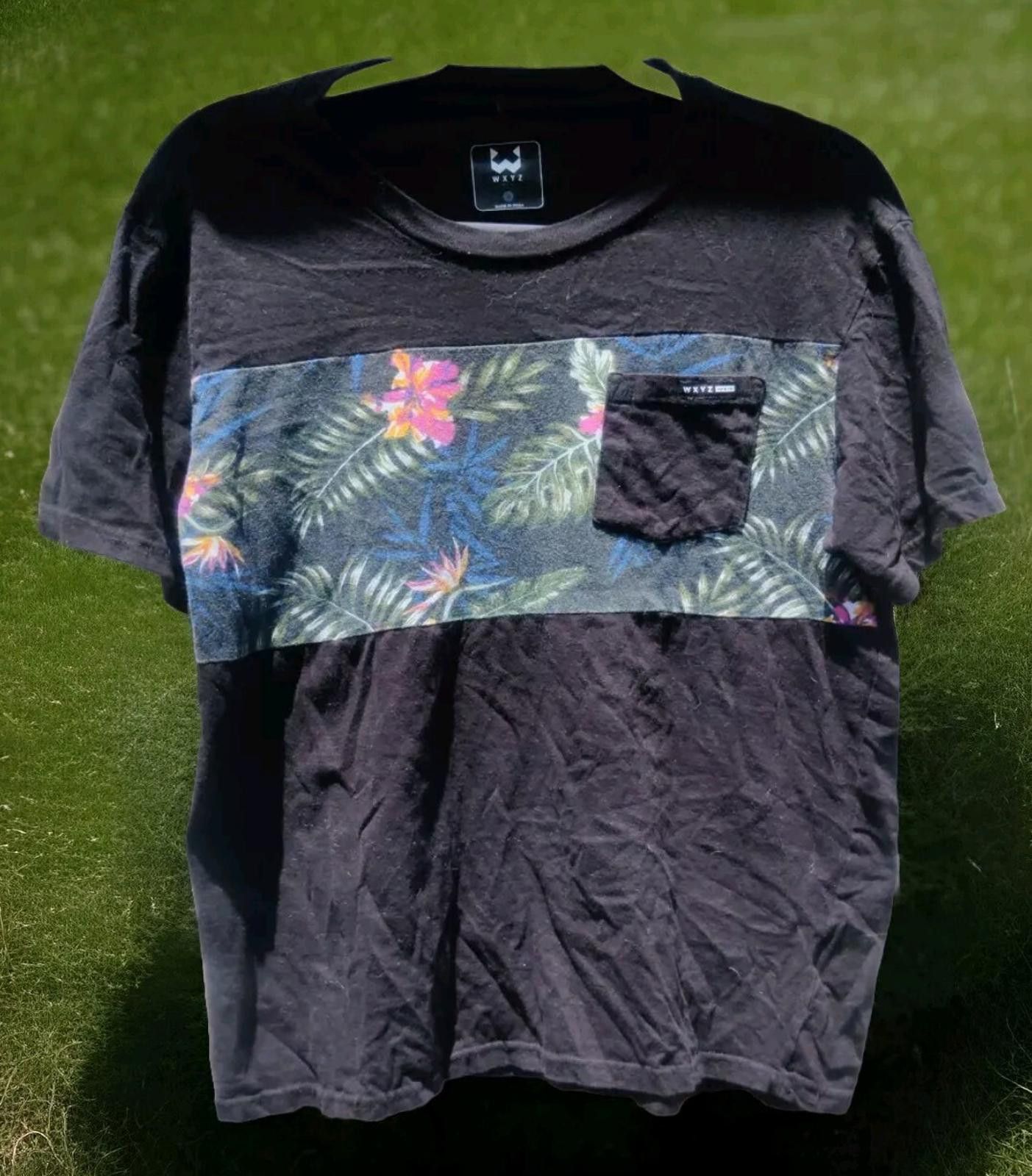 Other WXYZ Mf Co TShirt Floral Hawaiian Tropical Black S Small S Size US M / EU 48-50 / 2 - 1 Thumbnail