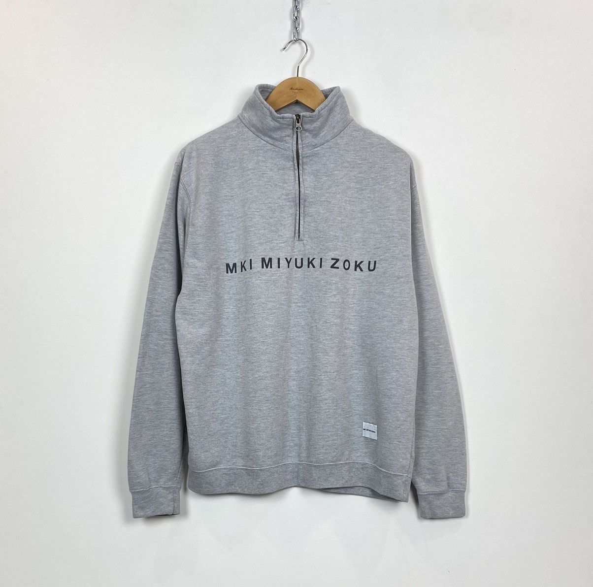 Other Mki Miyuki Zoku 1/3 Zip Sweatshirt High Neck Y2K Crazy Size US L / EU 52-54 / 3 - 1 Thumbnail