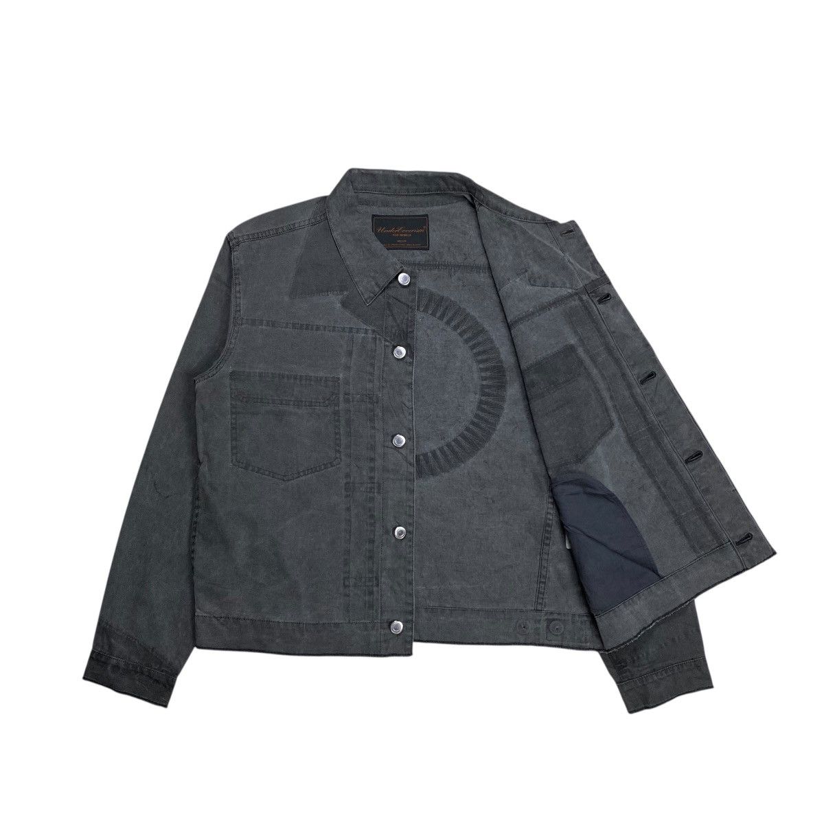 Undercover Undercoverism SS03 Scab Giz Logo Denim Jacket Size US M / EU 48-50 / 2 - 3 Thumbnail