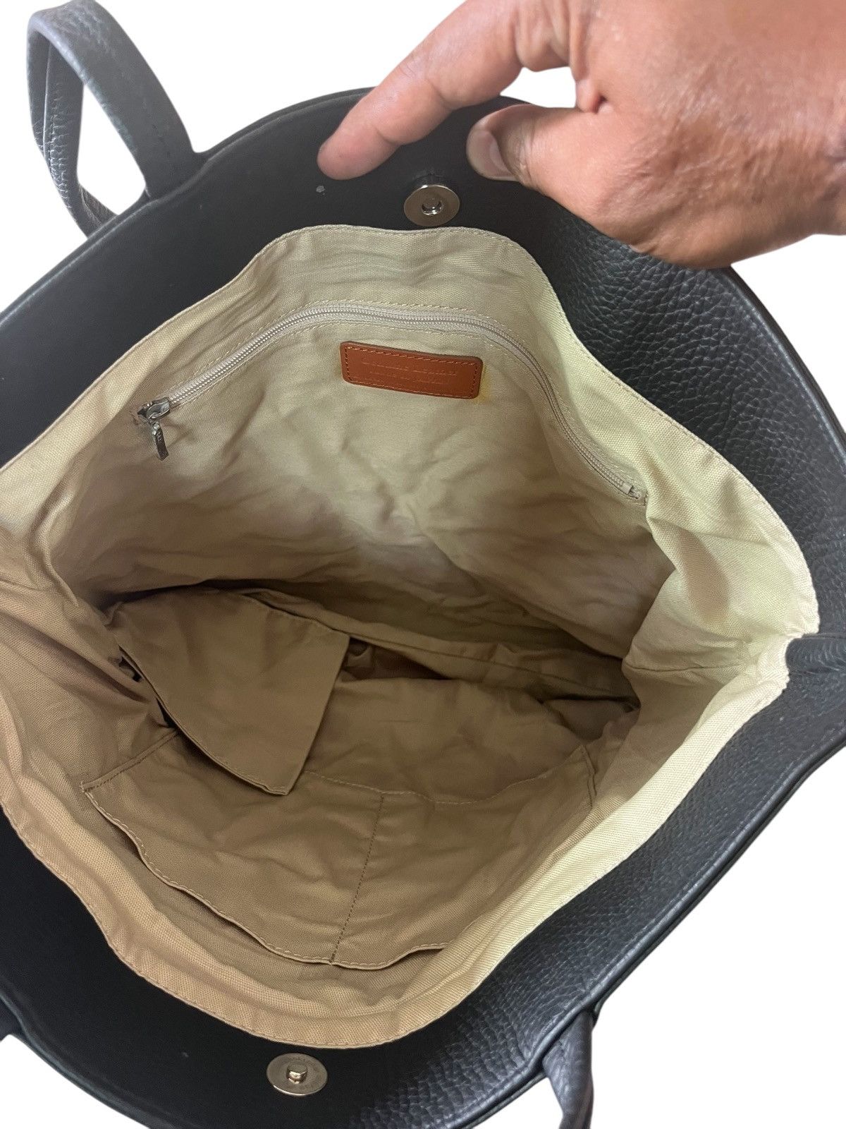 Japanese Brand × Vintage Vintage ever onward tote bag leather Size ONE SIZE - 5 Thumbnail