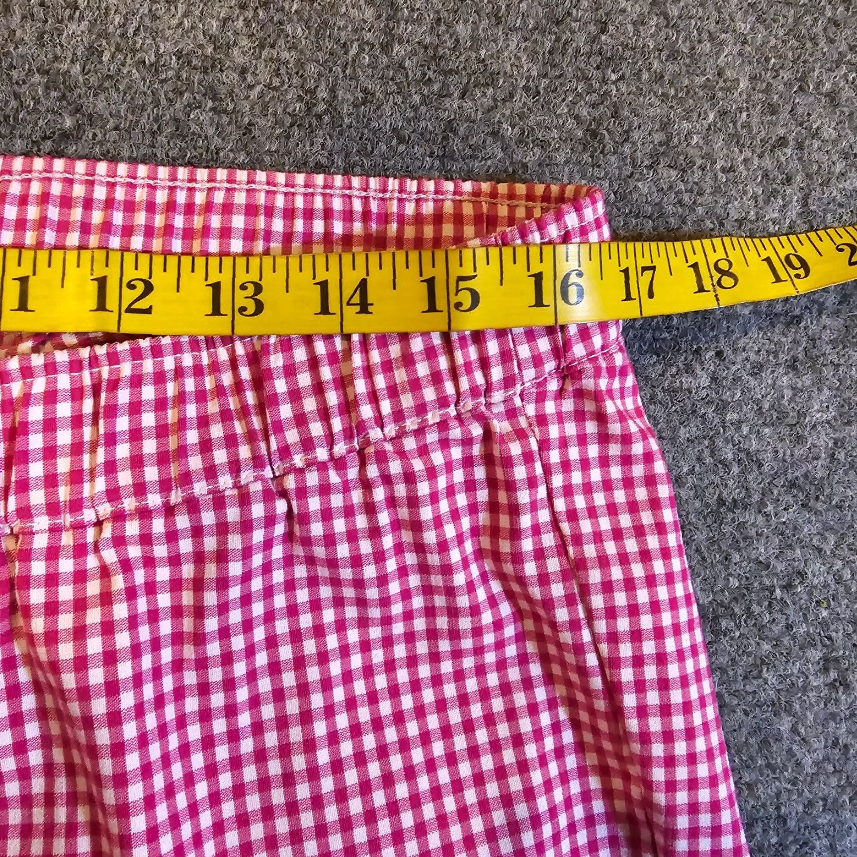 Vintage Ulla Popken Pants Women 16 Pink White Gingham Pull On Tapered Stretch Casual Shirt? Size 38" / US 16 / IT 52 - 5 Thumbnail