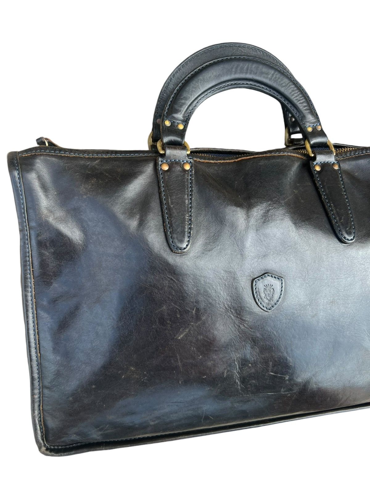 Felisi Felisi Distressed Scratches Patina Leather Bag Size ONE SIZE - 8 Thumbnail